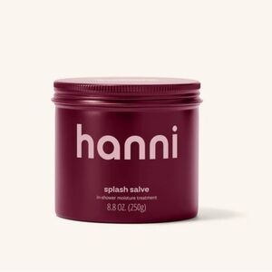 NIB HANNI splash salve in shower and moisture treatment for body new sealed